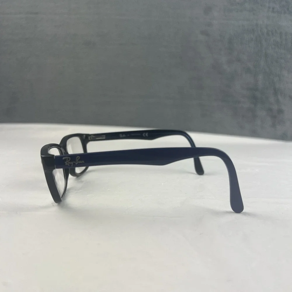 Ray Ban RB1531 3748 Black & Blue Youth Eyeglasses FRAMES ONLY 48-16-130 EUC